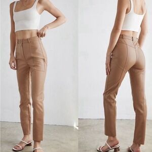 Aritzia Wilfred Faux Leather Pants Size S